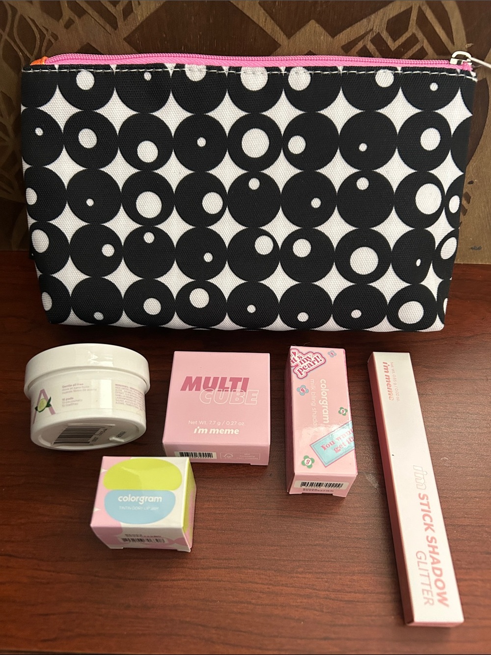 Cosmetic Bag plus NEW Beauty Products